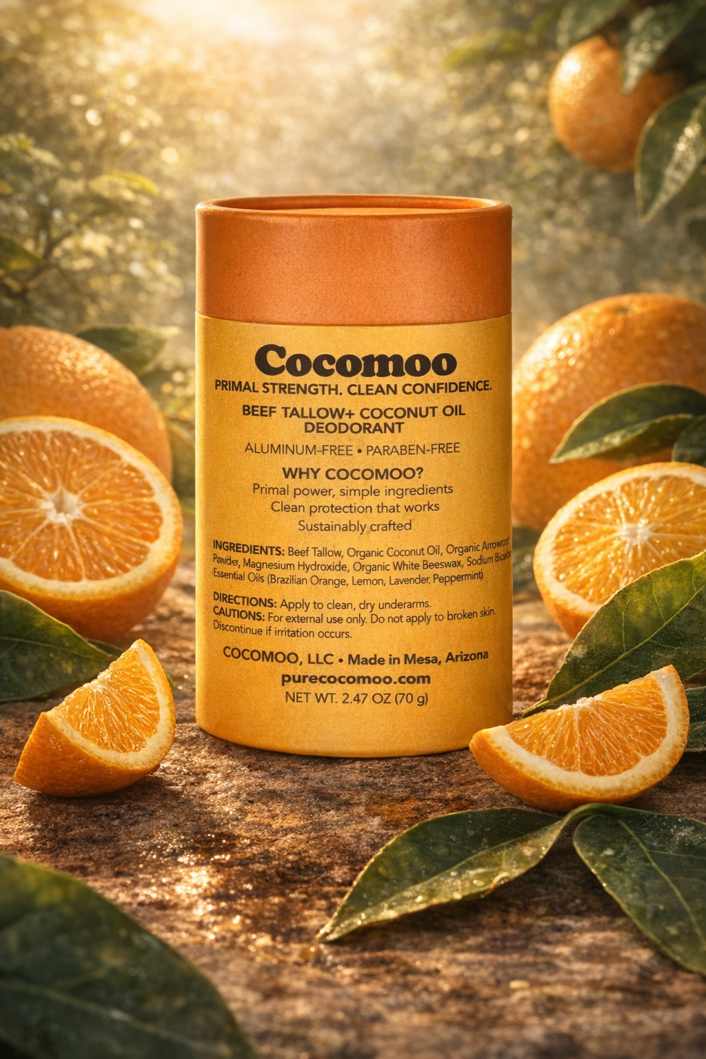 Citrus Vitality Natural Deodorant